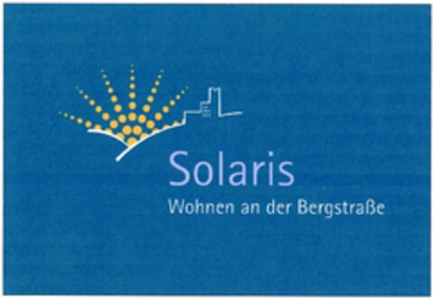 Solaris Wohnen an der Bergstraße Logo (DPMA, 05/06/2004)