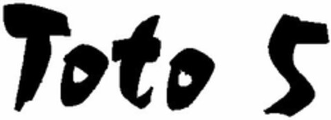 Toto 5 Logo (DPMA, 07.05.2004)