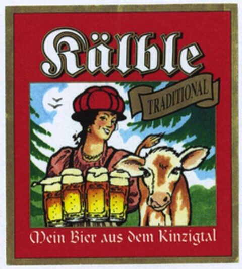 Kälble, Traditional, Mein Bier aus dem Kinzigtal Logo (DPMA, 05/16/2006)