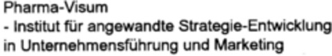 Pharma-Visum - Institut für angewandte Strategie-Entwicklung in Unternehmensführung und Marketing Logo (DPMA, 05/26/1995)