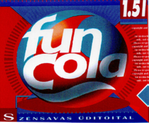 fun Cola  1.5 l Logo (DPMA, 13.05.1997)