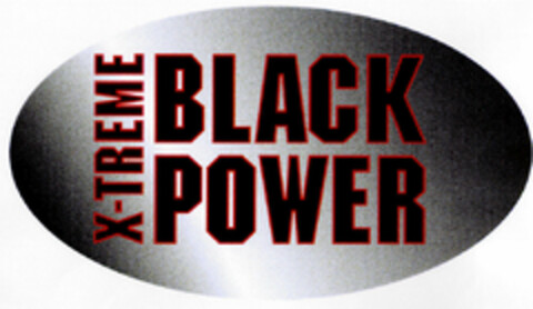 X-TREME BLACK POWER Logo (DPMA, 03/26/1998)