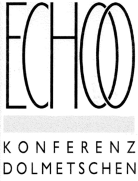 ECHOO KONFERENZ DOLMETSCHEN Logo (DPMA, 16.09.1998)