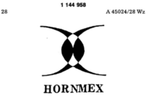 HORNMEX Logo (DPMA, 11.08.1988)