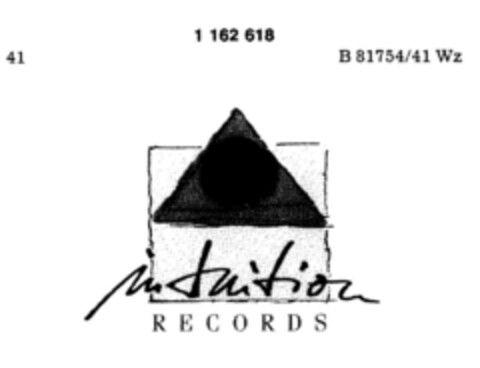 intuition RECORDS Logo (DPMA, 12.05.1987)