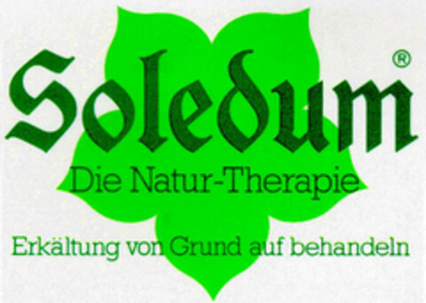 Soledum Die Natur-Therapie Logo (DPMA, 03/26/1982)