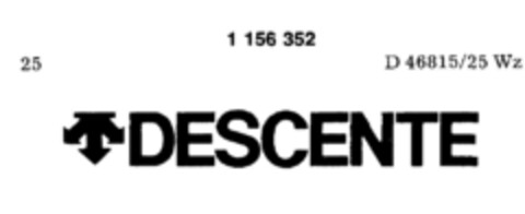 DESCENTE Logo (DPMA, 07/14/1989)