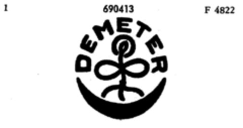 DEMETER Logo (DPMA, 15.07.1954)