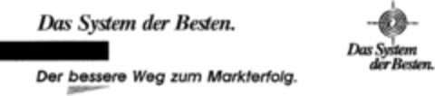 Das System der Besten. Der bessere Weg zum Markterfolg. Logo (DPMA, 11.05.1994)