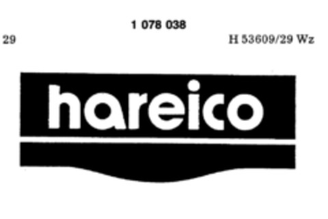 hareico Logo (DPMA, 12.01.1985)