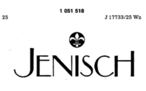 JENISCH Logo (DPMA, 02.08.1982)