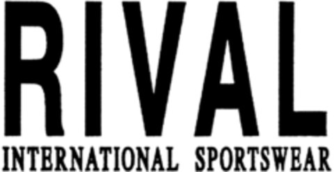 RIVAL INTERNATIONAL SPORTSWEAR Logo (DPMA, 09.06.1994)