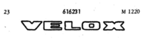 VELOX Logo (DPMA, 28.06.1950)