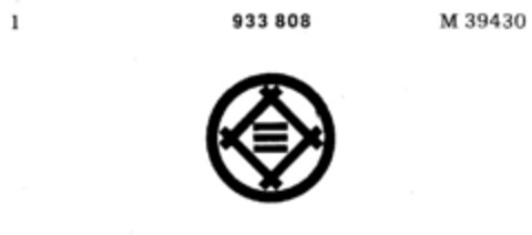 933808 Logo (DPMA, 07/24/1974)