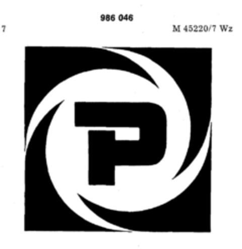 P Logo (DPMA, 18.09.1978)