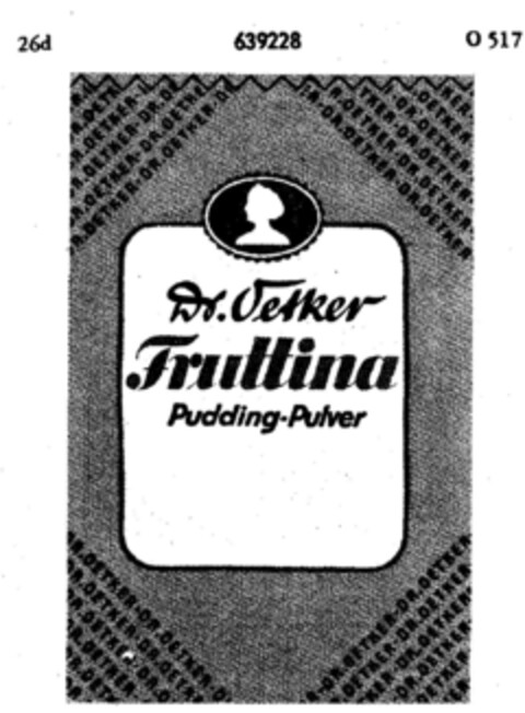 Dr. Oetker Fruttina Logo (DPMA, 10.03.1951)