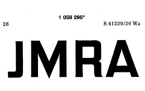 JMRA Logo (DPMA, 30.07.1983)