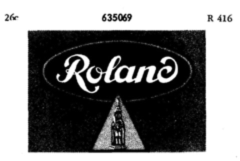 Roland Logo (DPMA, 01/14/1950)