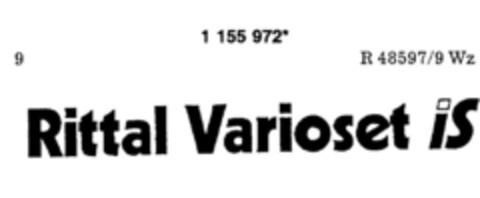 Rittal Varioset iS Logo (DPMA, 13.10.1989)