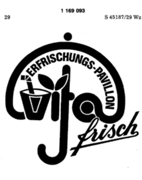 ERFRISCHUNGS-PAVILLON frisch Logo (DPMA, 06.08.1987)