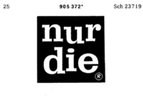 nur die Logo (DPMA, 30.11.1972)