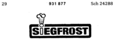 SIEGFROST Logo (DPMA, 09/26/1973)