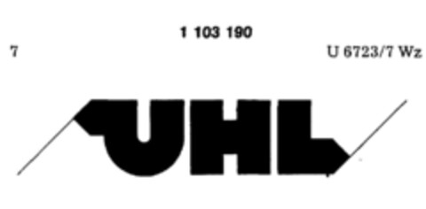 UHL Logo (DPMA, 07/12/1986)