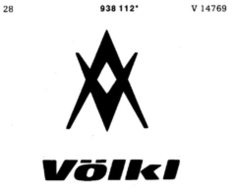 Völkl Logo (DPMA, 08/11/1975)