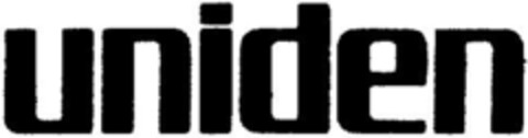 uniden Logo (DPMA, 07/26/1990)