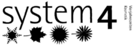 system 4 Vierjahreszeiten Kosmetik Logo (DPMA, 01/05/2000)