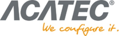 ACATEC We configure it. Logo (DPMA, 23.06.2015)