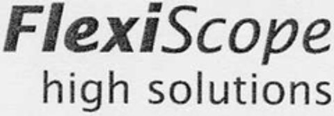 FlexiScope high solutions Logo (DPMA, 25.07.2002)