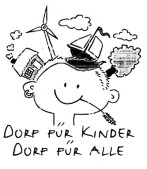 DORF FÜR KINDER DORF FÜR ALLE Logo (DPMA, 12.03.1998)