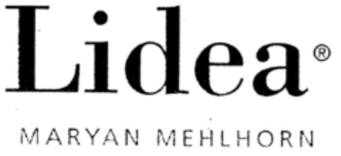 Lidea MARYAN MEHLHORN Logo (DPMA, 30.07.1999)