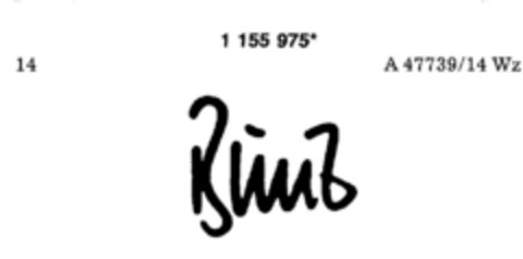 Bunz Logo (DPMA, 24.02.1990)