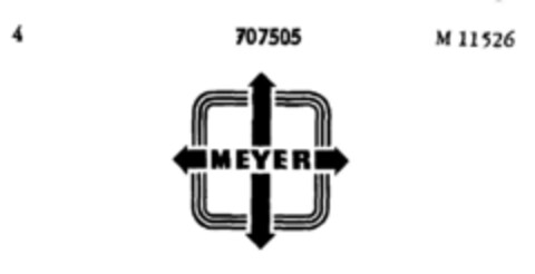MEYER Logo (DPMA, 26.09.1956)