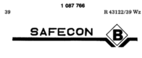 SAFECON Logo (DPMA, 10.05.1985)