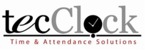 tecClock Time & Attendance Solutions Logo (EUIPO, 12/09/2008)