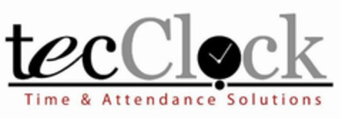 tecClock Time & Attendance Solutions Logo (EUIPO, 09.12.2008)