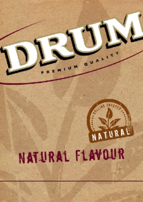 DRUM NATURAL FLAVOUR PREMIUM QUALITY NATURAL ROLLING TOBACCO Logo (EUIPO, 03.06.2011)