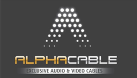alphacable EXCLUSIVE AUDIO & VIDEO CABLES Logo (EUIPO, 18.01.2012)