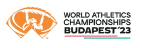 WORLD ATHLETICS CHAMPIONSHIPS BUDAPEST '23 Logo (EUIPO, 22.08.2022)
