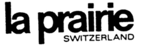 la prairie SWITZERLAND Logo (EUIPO, 19.08.1996)