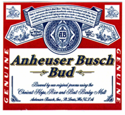 Anheuser Busch Bud Logo (EUIPO, 16.10.1996)