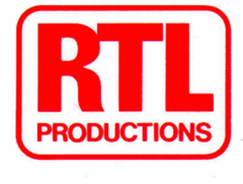 RTL PRODUCTIONS Logo (EUIPO, 18.11.1996)