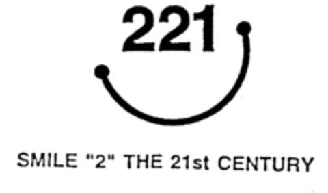 221 SMILE "2" THE 21st CENTURY Logo (EUIPO, 06.03.1997)