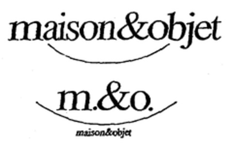 maison&objet m.&o. maison&objet Logo (EUIPO, 12.10.1998)