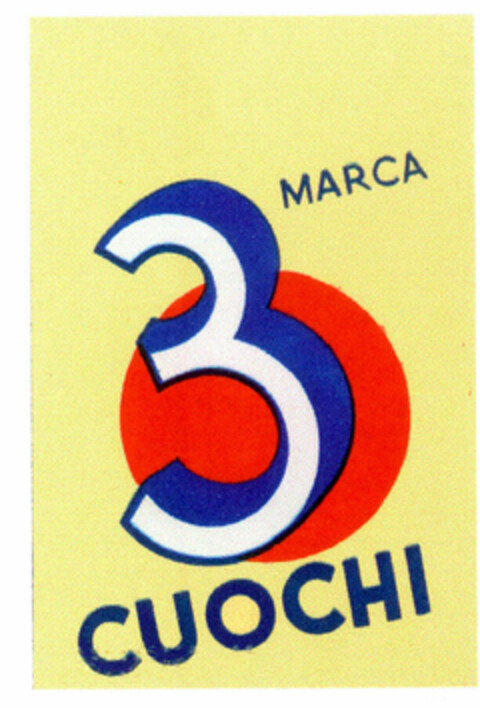 MARCA 3 CUOCHI Logo (EUIPO, 31.03.2000)