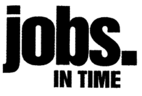 jobs. IN TIME Logo (EUIPO, 22.11.2000)