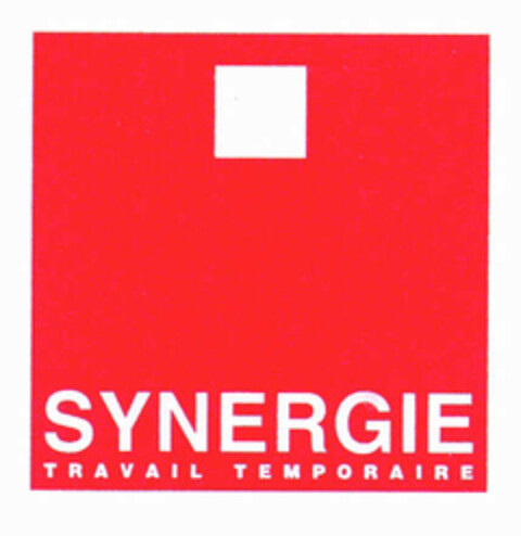 SYNERGIE TRAVAIL TEMPORAIRE Logo (EUIPO, 27.08.2001)